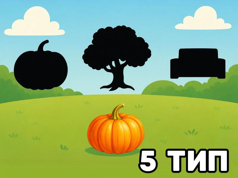 5 тип ссс - Найди по тени превью игры для логопеда