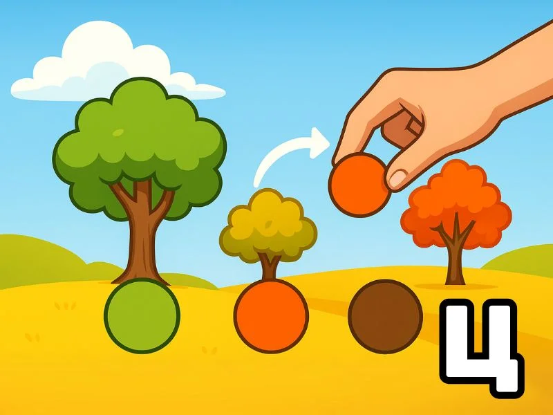 Ц - Цвета превью игры для логопеда