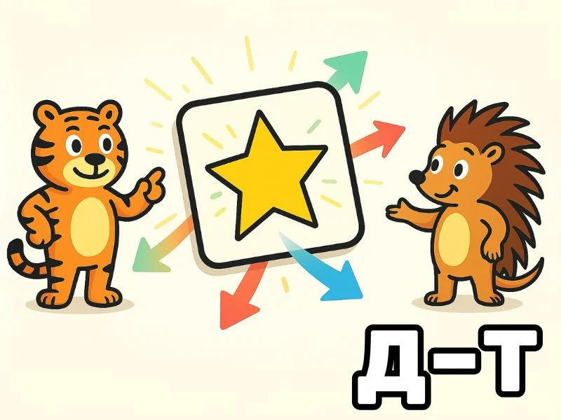 Д-Т - Чье слово превью игры для логопеда