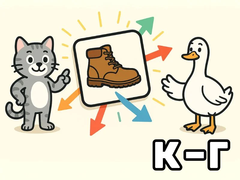 К-Г - Чье слово превью игры для логопеда