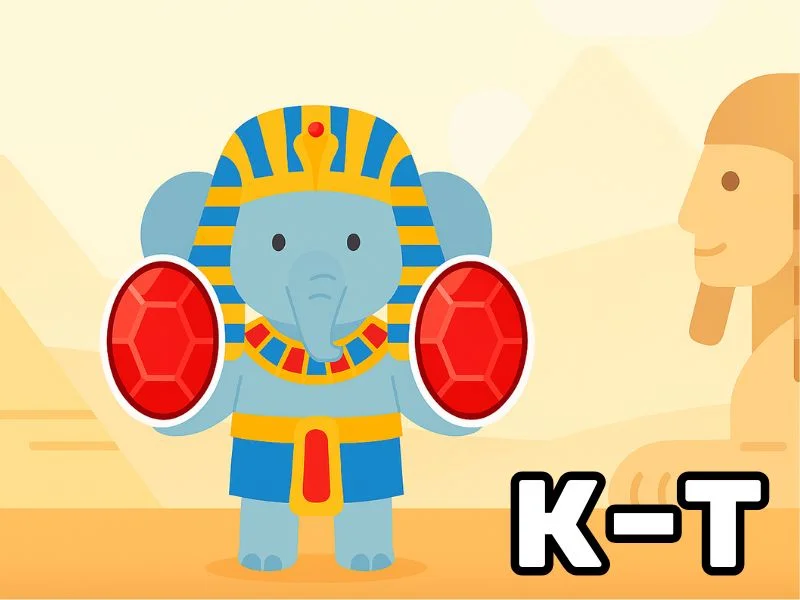 К-Т - Слон в Египте превью игры для логопеда