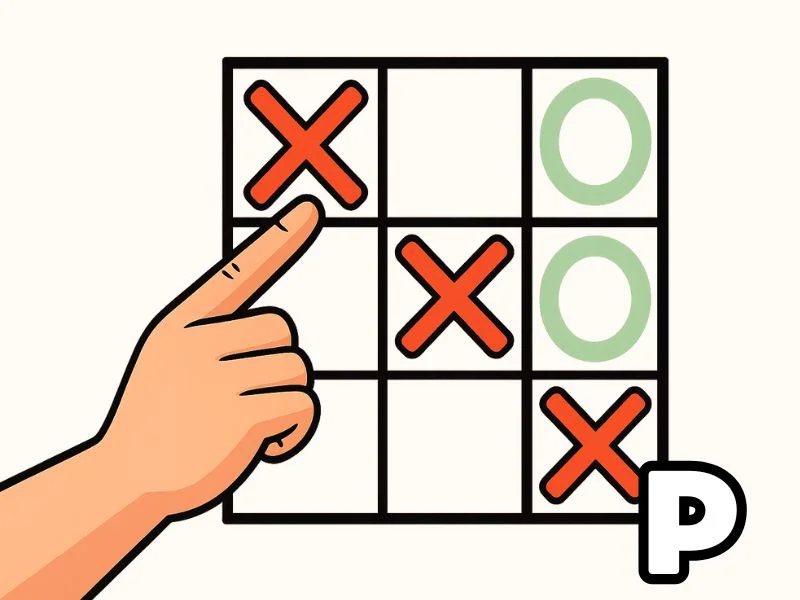 Р и Рь - Крестики нолики превью игры для логопеда