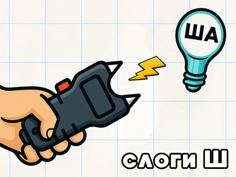 Ш слоги - Шокострел превью игры для логопеда