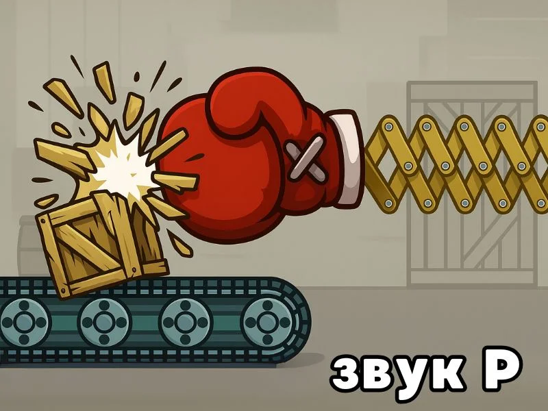 Звук Р - Боксерский удар превью игры для логопеда