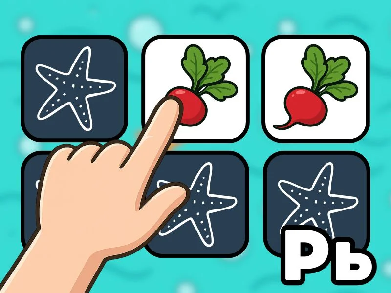 Рь - Мемори превью игры для логопеда