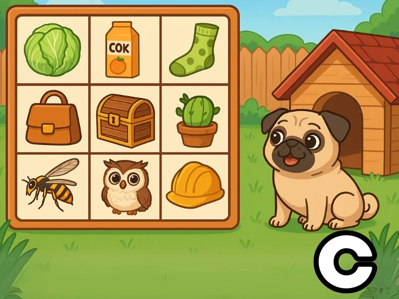 С - Координатный поиск превью игры для логопеда