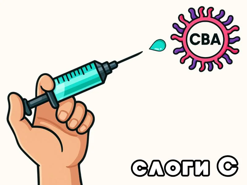 С слоги - Микробострел превью игры для логопеда