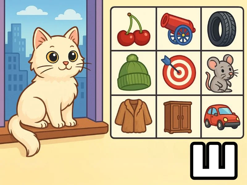 Ш - Координатный поиск 2 превью игры для логопеда