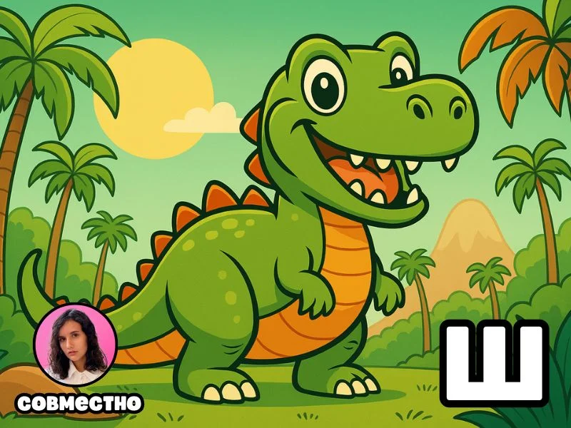 Ш - Судоку с динозаврами превью игры для логопеда