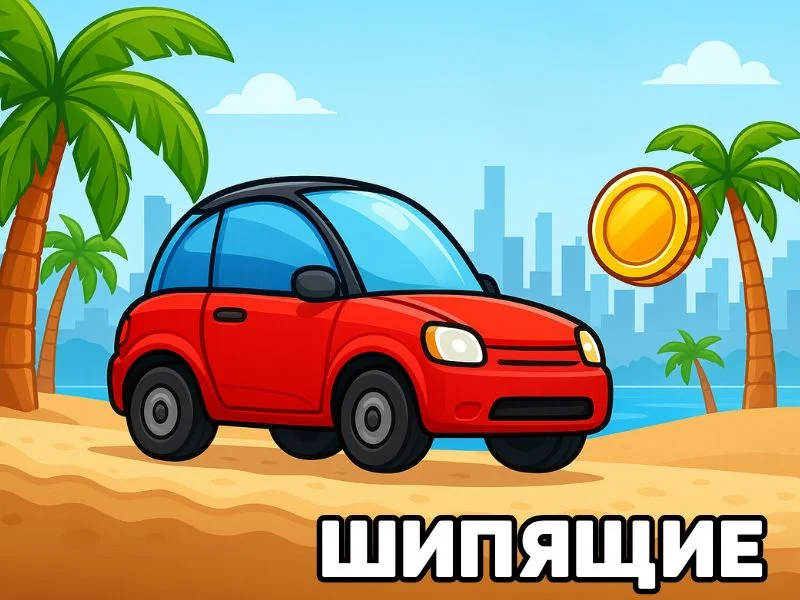 Шипящие - Гонки на пляже превью игры для логопеда