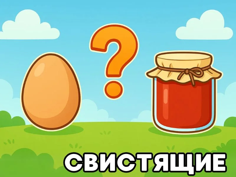 Свистящие - Ассоциации превью игры для логопеда