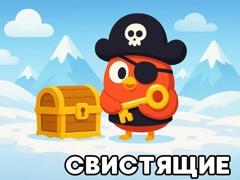 Свистящие - Открой сундук зимой превью игры для логопеда