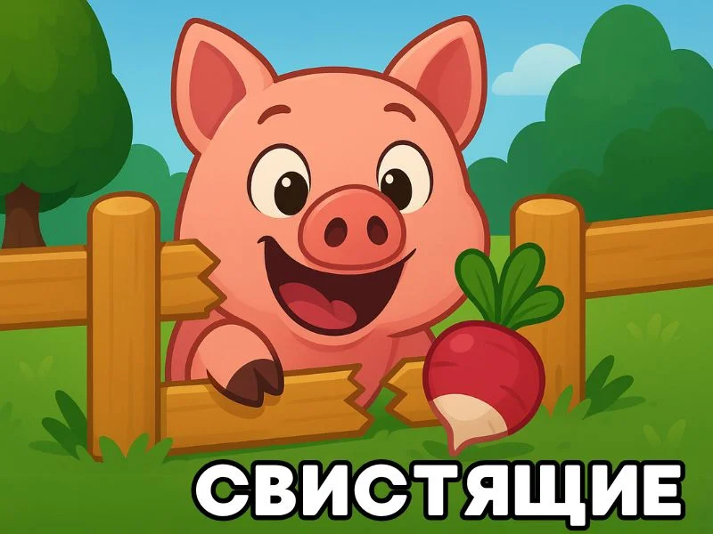 Свистящие - Заборчики превью игры для логопеда