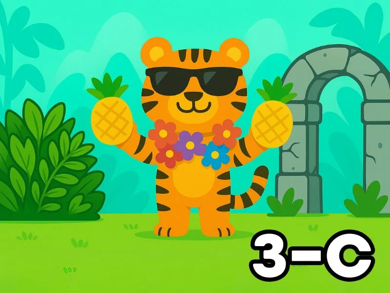 З-С - Тигр в джунглях превью игры для логопеда