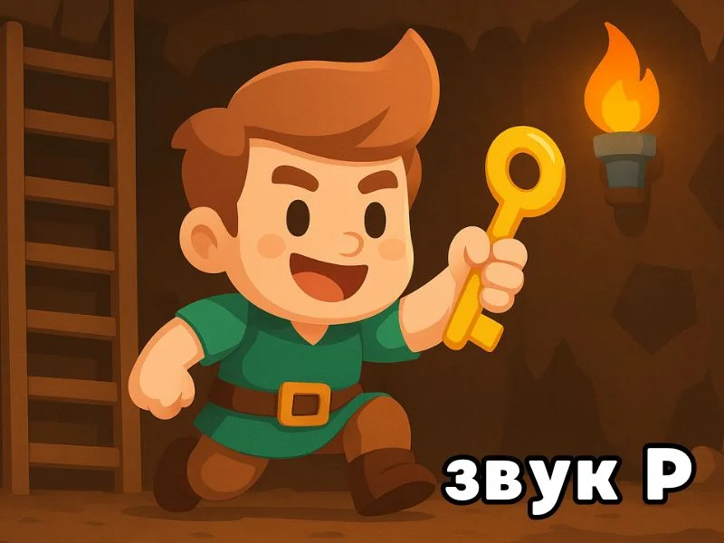 Звук Р - Подземелье превью игры для логопеда